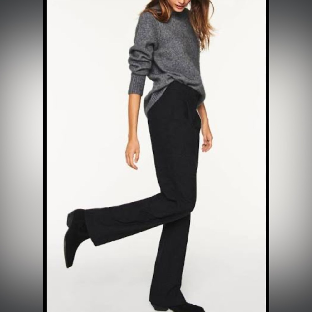 ba&sh Black wool Straight Leg Pants